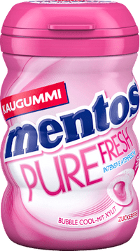 Kaugummi, Pure Fresh Bubble Cool mit Xylit, zuckerfrei (35 Stück), 70 g