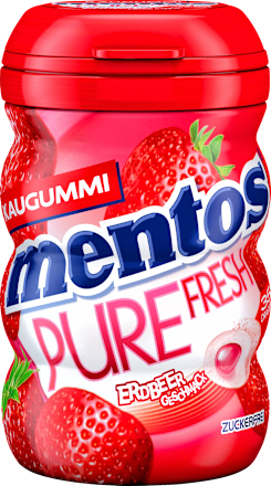 Kaugummi, Pure Fresh Erdbeere, zuckerfrei (35 Stück), 70 g