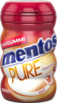 mentos Kaugummi, Pure Fresh Zimt Geschmack, zuckerfrei (35 Stück), 69,3 g
