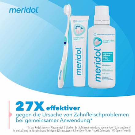 Mundspülung Zahnfleischschutz antibakteriell, Reisegröße, 100 ml