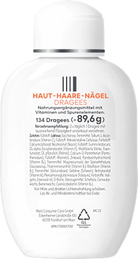 Huid Haar Nagels Gecoate Tabletten 134 stuks, 89,6 g