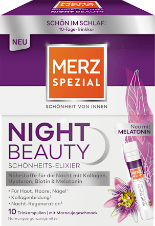 Merz Spezial Night Beauty Schönheits-Elixier Trinkampullen 10 St, 250 ml