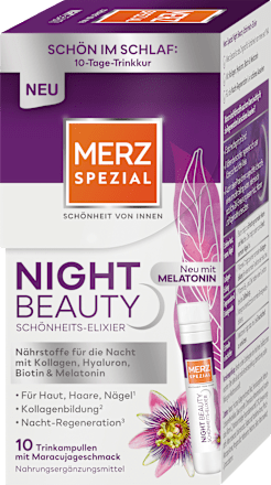 Merz Spezial Night Beauty Schönheits-Elixier Trinkampullen 10 St, 250 ml