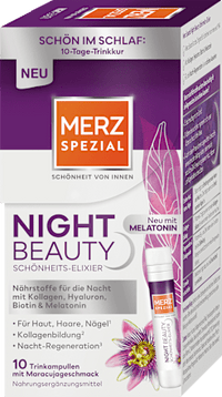 Merz Spezial Night Beauty Schönheits-Elixier Trinkampullen 10 St, 250 ml