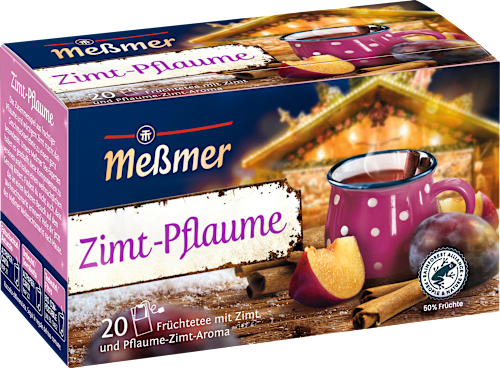 Kaneel-pruimenvruchtenthee (20 zakjes), 50 g