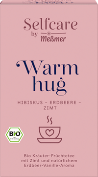 Kräuter-Früchtetee, Selfcare Warm Hug mit Hibiskus, Erdbeere & Zimt, 28,8 g