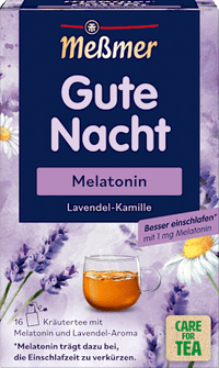 Kräutertee, Gute Nacht mit Melatonin (16 Beutel), 32 g