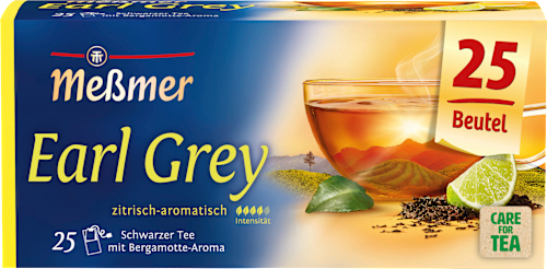Schwarzer Tee Earl Grey (25 Beutel), 43,75 g