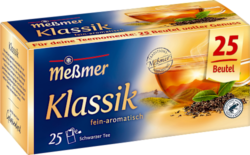 Klassieke zwarte thee (25 theezakjes), 43,75 g