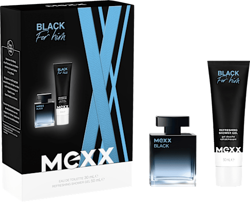 Cadeauset Zwart 2-delig, 1 stuk