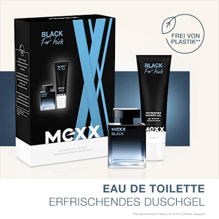 Cadeauset Zwart 2-delig, 1 stuk