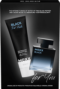 Cadeauset Zwart 2-delig, 1 stuk