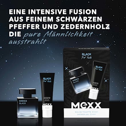 Cadeauset Black for Him Eau de Toilette 2 stuks, 1 st