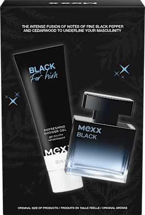 Cadeauset Black for Him Eau de Toilette 2 stuks, 1 st
