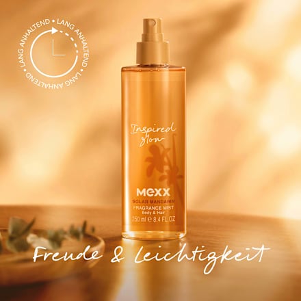 Inspired Glow Solar Mandarin Fragrance Mist, 250 ml Mexx