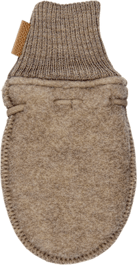 Fäustlinge mit Merinowolle, braun, Gr. 74/80, 1 St