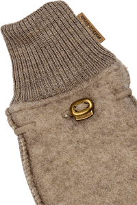 Fäustlinge mit Merinowolle, braun, Gr. 74/80, 1 St