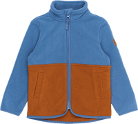 Fleecejacke, blau & braun, Gr. 98/104, 1 St