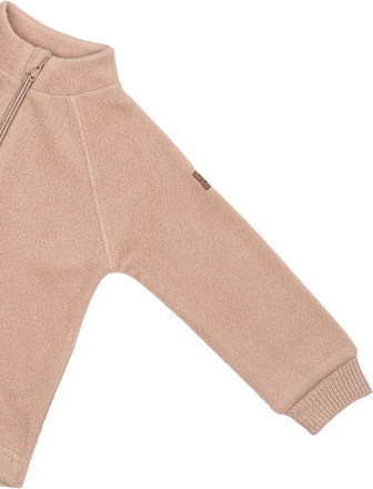 Fleecejack, bruin, maat 98/104, 1 st.