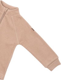 Fleecejack, bruin, maat 98/104, 1 st.