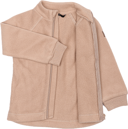 Fleecejack, bruin, maat 98/104, 1 st.