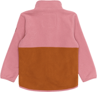 Fleecejack, roze &amp; bruin, maat 110/116, 1 st.