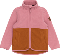 Fleecejacke, rosa & braun, Gr.  98/104, 1 St