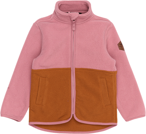 Fleecejacke, rosa & braun, Gr.  98/104, 1 St