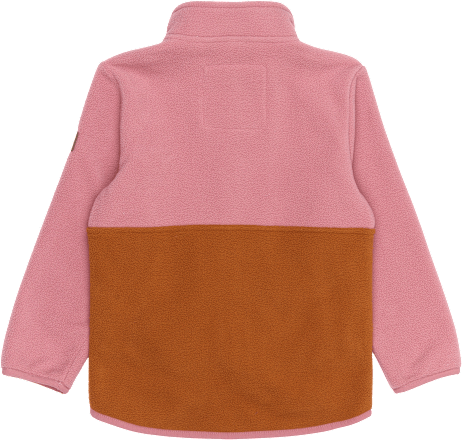 Fleecejacke, rosa & braun, Gr.  98/104, 1 St