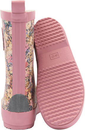 Gummistiefel mit Blumen-Muster, rosa, Gr. 26/27, 1 St