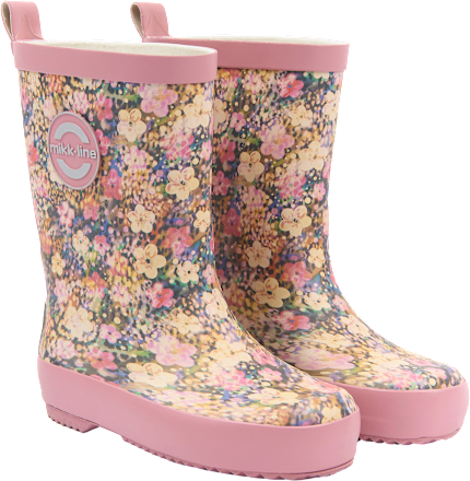 Gummistiefel mit Blumen-Muster, rosa, Gr. 26/27, 1 St