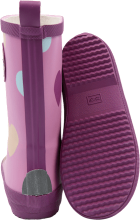 Gummistiefel mit Herz-Muster, rosa, Gr. 28/29, 1 St