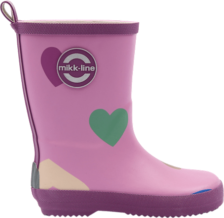 Gummistiefel mit Herz-Muster, rosa, Gr. 28/29, 1 St