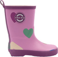 Gummistiefel mit Herz-Muster, rosa, Gr. 28/29, 1 St