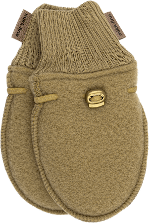 Merinowol handschoenen, kaki, maat 74/80, 1 stuk