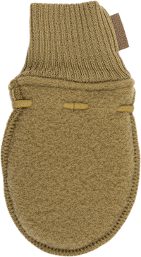 Merinowol handschoenen, kaki, maat 74/80, 1 stuk