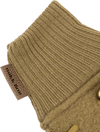 Merinowol handschoenen, kaki, maat 74/80, 1 stuk