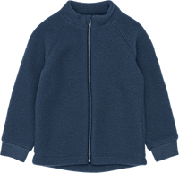 Jasje met merinowol, blauw, maat 122/128, 1 stuk