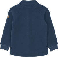 Jasje met merinowol, blauw, maat 122/128, 1 stuk