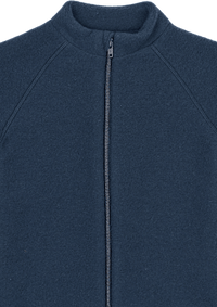 Jasje met merinowol, blauw, maat 122/128, 1 stuk