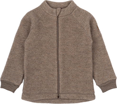 Jasje met merinowol, bruin, maat 110/116, 1 stuk