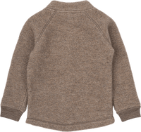 Jasje met merinowol, bruin, maat 110/116, 1 stuk