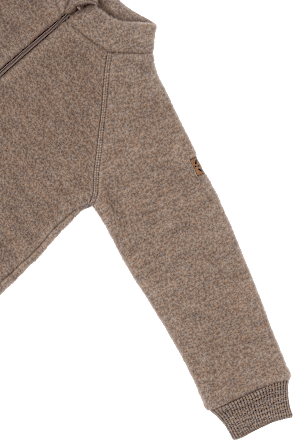 Jasje met merinowol, bruin, maat 110/116, 1 stuk