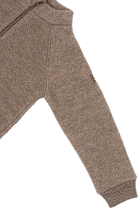 Jasje met merinowol, bruin, maat 110/116, 1 stuk