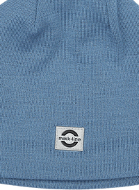 Muts met scheerwol, blauw, maat 110/116, 1 stuk