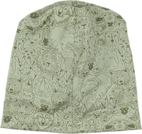 Mütze mit Tier-Muster, grün, Gr. 110/116, 1 St