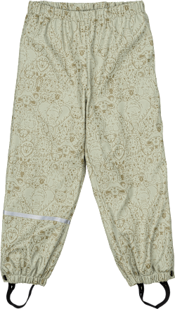 Regenbroek gevoerd, groen, maat 98/104, 1 st.