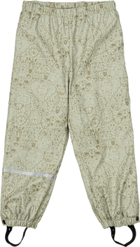 Regenbroek gevoerd, groen, maat 98/104, 1 st.