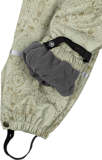 Regenbroek gevoerd, groen, maat 98/104, 1 st.