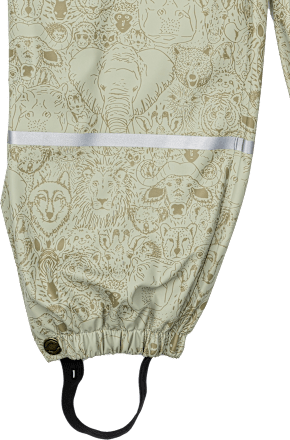 Regenbroek gevoerd, groen, maat 98/104, 1 st.